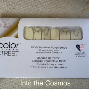Color Street Nail Strips - Cosmic Cream and Blue